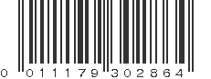 UPC 011179302864