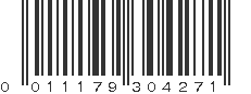 UPC 011179304271