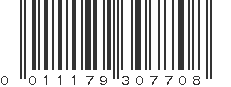 UPC 011179307708