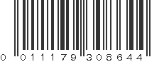 UPC 011179308644