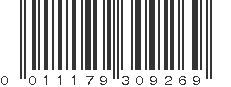 UPC 011179309269