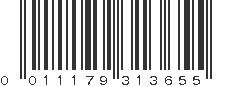 UPC 011179313655