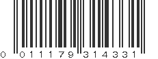 UPC 011179314331