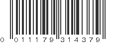 UPC 011179314379