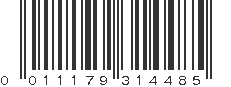 UPC 011179314485