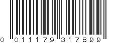 UPC 011179317899