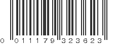 UPC 011179323623