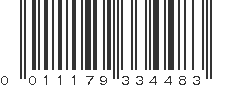 UPC 011179334483