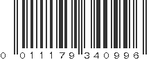 UPC 011179340996