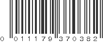 UPC 011179370382