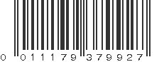 UPC 011179379927