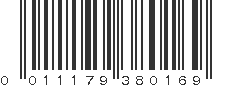 UPC 011179380169