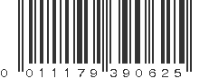 UPC 011179390625