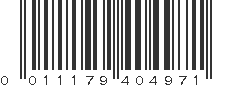 UPC 011179404971