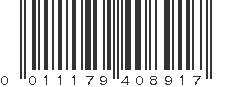 UPC 011179408917