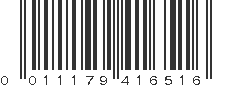 UPC 011179416516