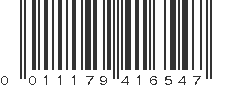 UPC 011179416547