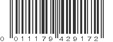 UPC 011179429172