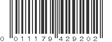 UPC 011179429202