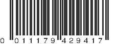 UPC 011179429417