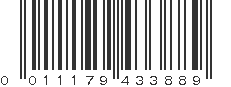 UPC 011179433889