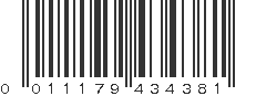 UPC 011179434381