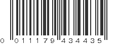 UPC 011179434435