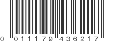 UPC 011179436217