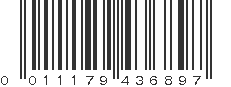 UPC 011179436897