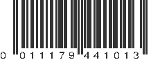 UPC 011179441013