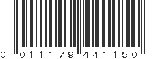 UPC 011179441150