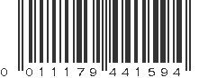 UPC 011179441594