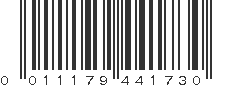 UPC 011179441730