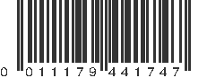 UPC 011179441747