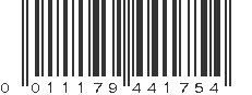 UPC 011179441754