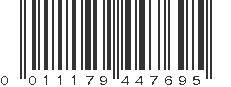 UPC 011179447695