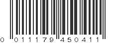 UPC 011179450411