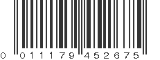 UPC 011179452675