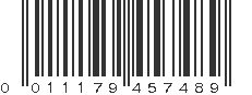 UPC 011179457489