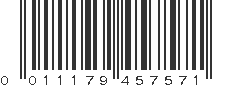 UPC 011179457571