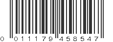 UPC 011179458547