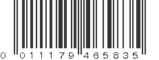 UPC 011179465835