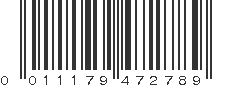 UPC 011179472789