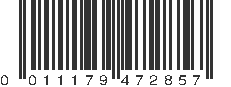 UPC 011179472857