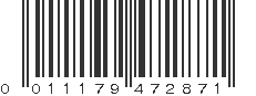 UPC 011179472871