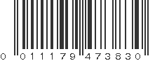 UPC 011179473830