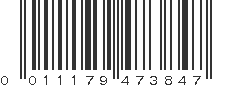 UPC 011179473847