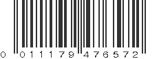 UPC 011179476572