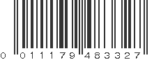 UPC 011179483327