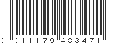 UPC 011179483471